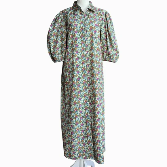 Olivia James The Label Floral Dress Sz M - Picture 3 of 10